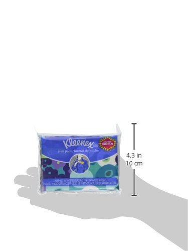 Kleenex Facial Tissues, On-The-Go Slim Pack, Travel Size, 10 Count (Pack of 3)