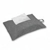 kakaforsa Toilet Paper Holder Reusable Tissue Holder Travel Tissue Holder Wall Hanging Tissue Box Cover Toilet Paper Storage Rectangle Napkin Holder Cloth Tissue Box for Car Office Desk, Gray