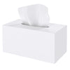 SILUT Matte White Rectangular Extra Large Acrylic Tissue Box Cover
