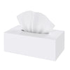 SILUT Matte White Rectangle Acrylic Tissue Box Cover