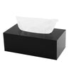 Acrylic Tissue Box Holder, PITBVO Rectangular Shiny Black Tissue Box Cover
