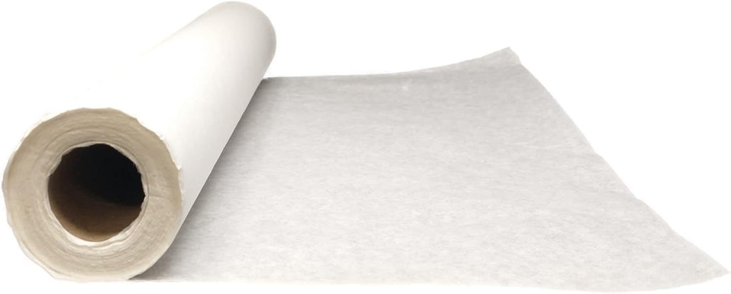 Vakly Exam Table Paper Roll 18" x 125' (Pack of 4) – Disposable White Crepe Paper for Medical, Spa, Chiropractic & Massage Tables