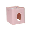 IDesign Facial Tissue Box Cover for Bathroom and Vanity Countertops, 6.1" x 5.15" x 5.4", The Cade Collection, Blush