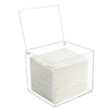 Disposable Face Towel Holder Storage Box Acrylic Facial Towels Container
