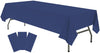 Plastic Navy Blue Tablecloths 3 Pack Disposable Table Covers 54" x 108" Deep Blue Table Cloths PEVA Party Tablecovers for Parties Picnic Birthday Wedding Banquet, Fits 6 to 8 Foot Rectangle Tables