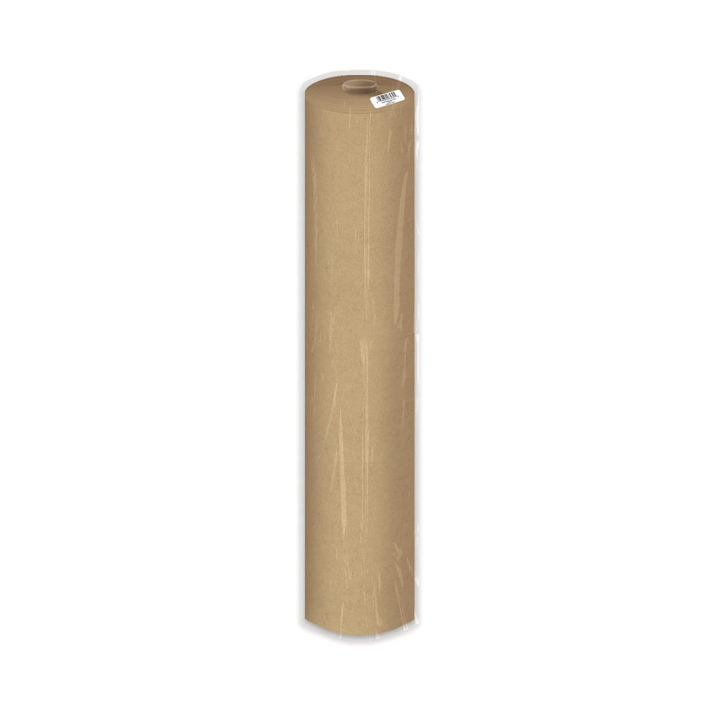 Beistle Kraft Paper Table Roll For Arts And Crafts Bulletin Board Cover Wedding Party Supplies Birthday Tablecovers, Brown, 24" x 100'