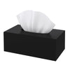 SILUT Matte Black Rectangle Acrylic Tissue Box Cover