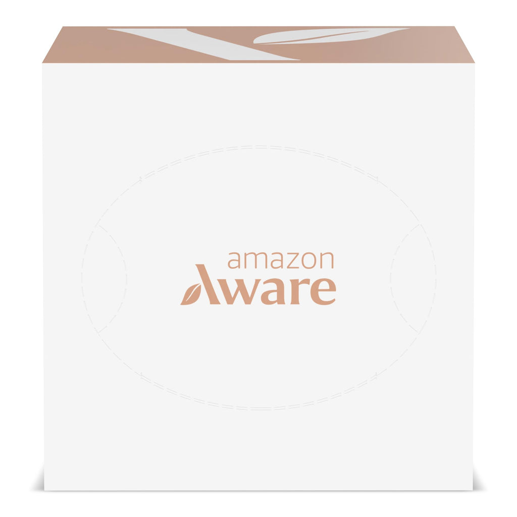 Amazon Aware Bamboo Facial Tissues with Lotion, 3-Ply, 12 Pack, 60 Sheets Per Box, 720 Total