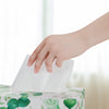 Thenshop 12 Packs Facial Tissues Boxes Bulk Soft Facial Tissues 2 Ply Box Green Eucalyptus Leaves Facial Tissues Boxes Smooth Flat Box of Tissues 120 Tissues Per Box, 1440 Total for Home Office Store