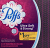 Puffs Ultra Soft Facial Tissues, 1 Cube, 56 Facial Tissues Per Box (Pack of 4)