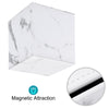 Sumnacon Square Tissue Box Cover with Magnetic Bottom, PU Tissue Box Holder
