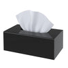SILUT Shiny Black Rectangle Acrylic Tissue Box Cover