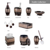 Dublin Brown Square Resin Tissue Box Cover