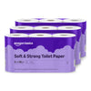 Amazon Basics Soft and Strong 2-Ply Toilet Paper, 18 Ultra Rolls = 72 Regular Rolls, Unscented, 340 Sheet (3 Packs of 6), Packaging May Vary