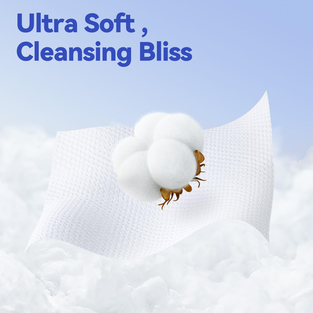 Winner XL Disposable Face Towels, 100% Cotton, 110 Count (Pack of 2)