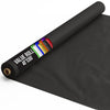 Exquisite Basic Black Plastic Table Cover Roll 40" x 300'