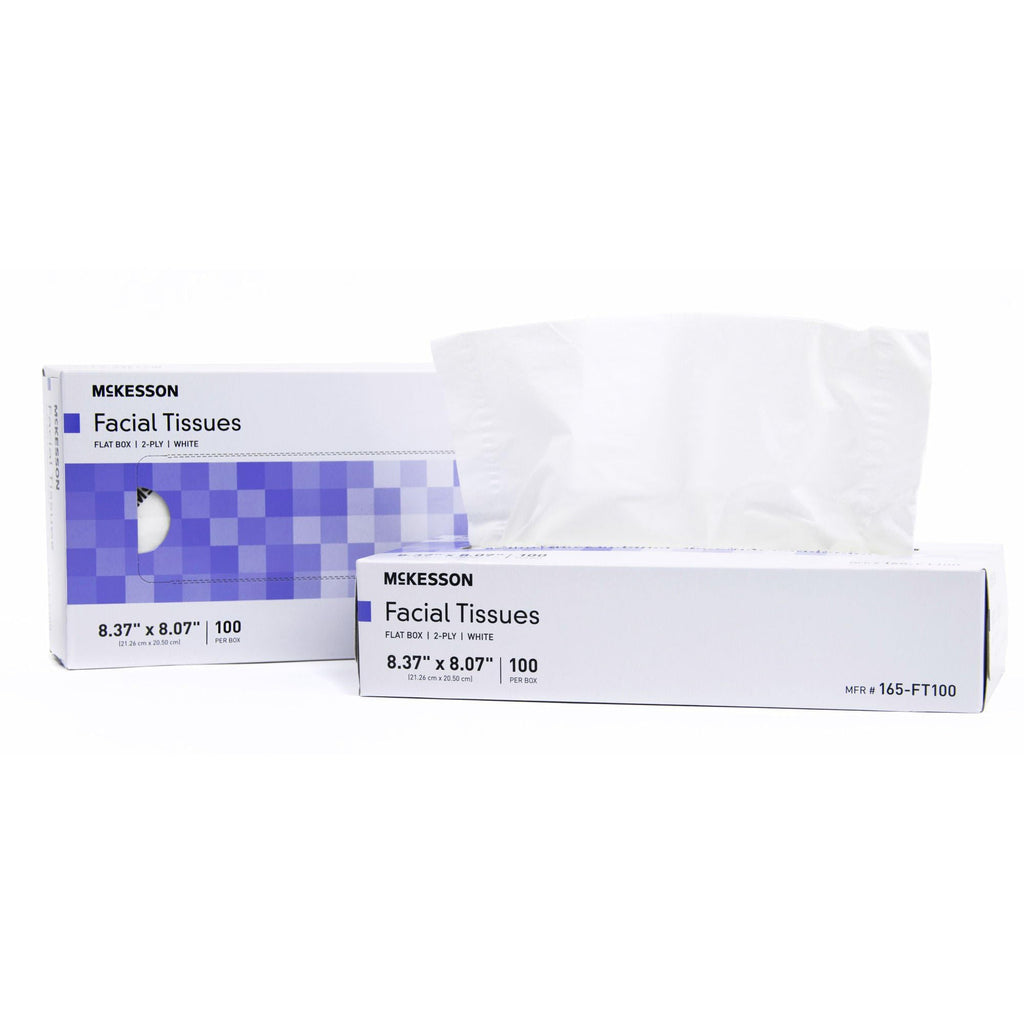 McKesson Facial Tissues Boxes [100 Count] Tissue, 2-Ply