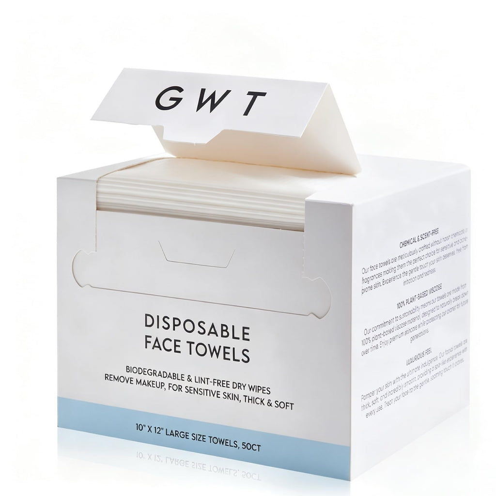 GWT Disposable Face Towels XL, 50 Count