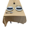 [6 Pack] Kraft Paper Tablecloth Disposable for Rectangle Tables, 54" X 108" Party Table Cover with Plastic Backing, Waterproof 3 Ply Table Cloth for Indoor Outdoor Picnic Labor Thanksgiving Christmas