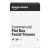 AmazonCommercial 2-Ply White Facial Tissue, Flat Box, FSC Certified, Unscented, 3000 Count (30 Packs of 100), 8 x 8 Sheet