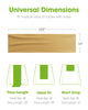 Pureegg Gold Disposable Plastic Table Runner 14x108 Inch