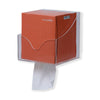 IneVibe Square Tissue Box Holder for Small Spaces Wall Mounted