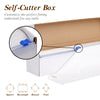 GoodLuck 54 Inch X 300 Feet Plastic Table Cloths with Cutter Box