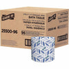 Genuine Joe Standard Bath Tissue, 2-Ply, 3.5" x 4", 500 Sheets, Pack of 96