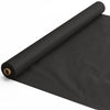 Exquisite Basic Black Plastic Table Cover Roll 40" x 300'