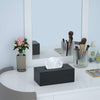 FEMELI Matte Black Long Tissue Boxs Covers Holder Rectangular Acrylic Home
