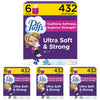 Puffs Ultra Soft Facial Tissuess, Mega Cube, 72 Count (Pack of 24)