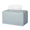 Tissue Box Cover Rectangle Leather Facial Paper Holder, PowderBlue