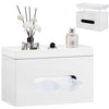 Extra Large Tissue Box Cover with Storage Tray,Rectangle Tissue Box Holder