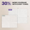 MOLLIS Disposable Face Towels, XL Soft Facial Cleansing Wipes, 50 Count