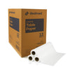 Dealmed Table Paper Exam Cover - 14 in x 125 ft, Crepe, White, 12 Rolls