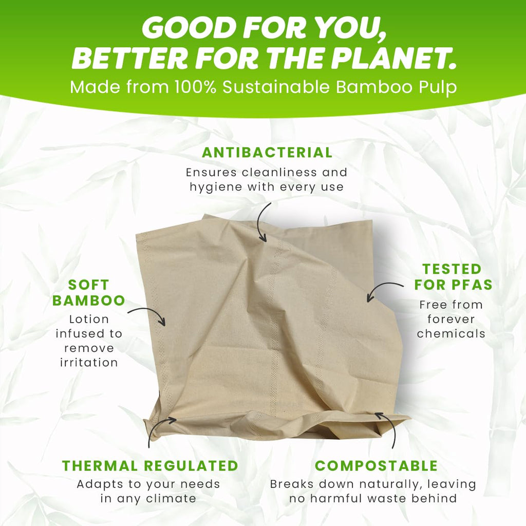 Bamboo Story, Bamboo Lotion Facial Tissue Unbleached, 6 Box 3ply and 720 Sheets, Bamboo Facial Tissue - FSC Certified, Biodegradable, Chemical Free, Plastic Free, BPA Free, Bamboo Facial Tissue