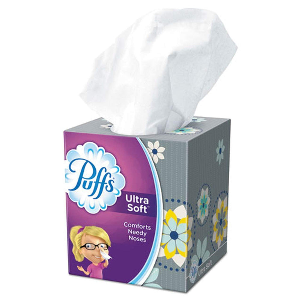 Ultra Soft Facial Tissue, Two-Ply, White, 56 Sheets/Box (11 Boxes)