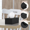 SILUT Matte Black Rectangle Acrylic Tissue Box Cover
