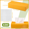 Yinder 12 Packs Soft Facial Tissue Boxes for Classroom, Simple Style