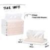 Car Tissue Refills 300 Sheets Facial Tissues Refills for Car Visor Tissue Holder, Travel Tissue Tubes Box Container Perfect Fit for Car Cup Holder