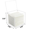 Disposable Face Towel Holder Storage Box Acrylic Facial Towels Container