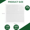QingYa Soft Durable Bamboo Facial Tissues - 3 Ply bleached Facial Paper Dry or Wet Use 12 Packs(150 Tissue per Pack, 1800 Tissues Total）
