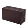Antique PU Leather Tissue Box Holder Cover Rectangular Napkin Case Dispenser,Home Office Car Tissue Holder with Magnetic Bottom,Facial Tissue Organizer (Retro)