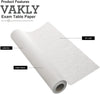 Vakly Exam Table Paper Roll 18" x 125' (Pack of 4) – Disposable White Crepe Paper for Medical, Spa, Chiropractic & Massage Tables