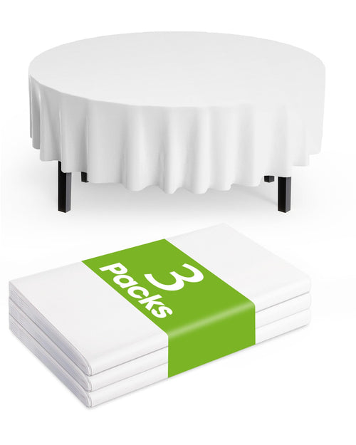 Pureegg Plastic Table Cloth Disposable 84