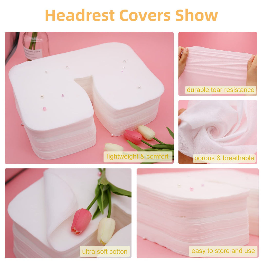 rngwaper 200pc Disposable Face Cradle Covers Ultra Soft Medical-Grade