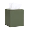 Sumnacon Square Tissue Box Cover with Magnetic Bottom,PU Tissue Box Holder