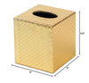 Gold Tissue Box Cover,Tissue Box Cover Square,Gold Tissue Box Holders,Tissue Holder for Bathroom Accessories,Bathroom Tissue Holders