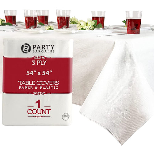 PARTY BARGAINS 1 Disposable Table Cover - 54
