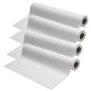 Vakly Exam Table Paper Roll 18" x 125' (Pack of 4) – Disposable White Crepe Paper for Medical, Spa, Chiropractic & Massage Tables